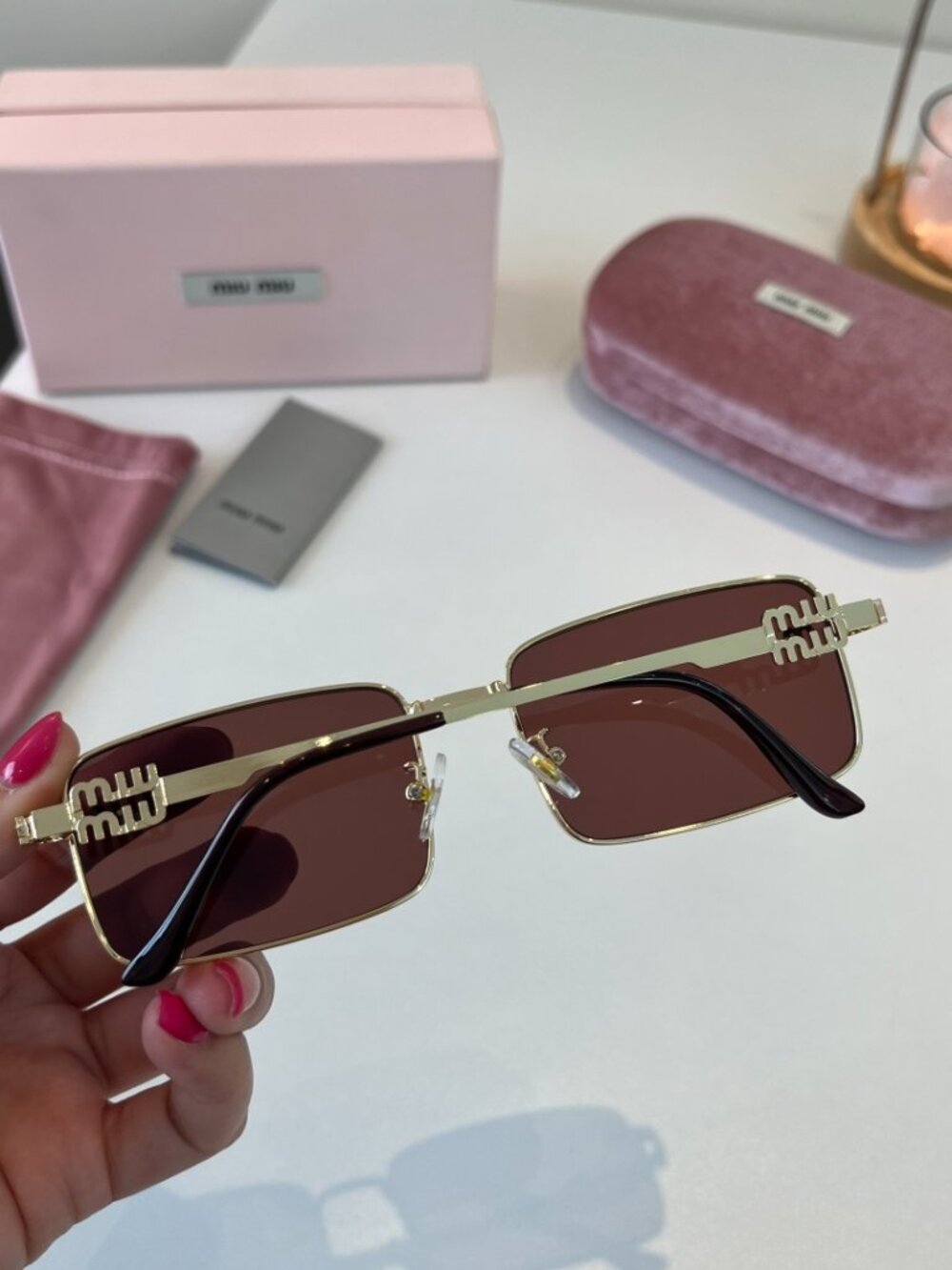 ✅NWT Authentic MIU MIU Sunglasses - Picture 9 of 10